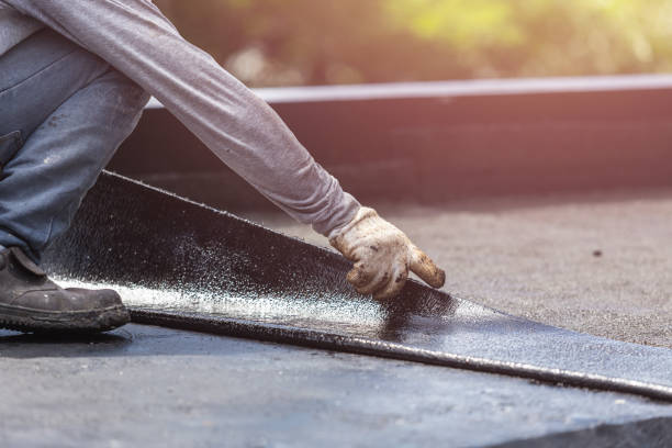 Professional Emergency Waterproofing technician working in Farmingdale, NJ